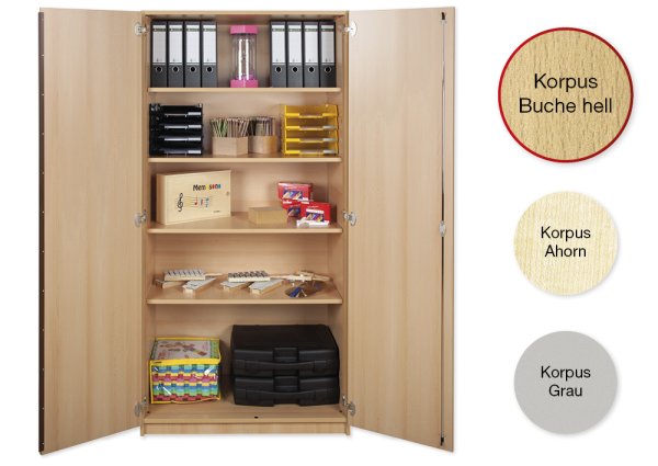 Material Tall Cabinet L, extra deep, 5 shelves