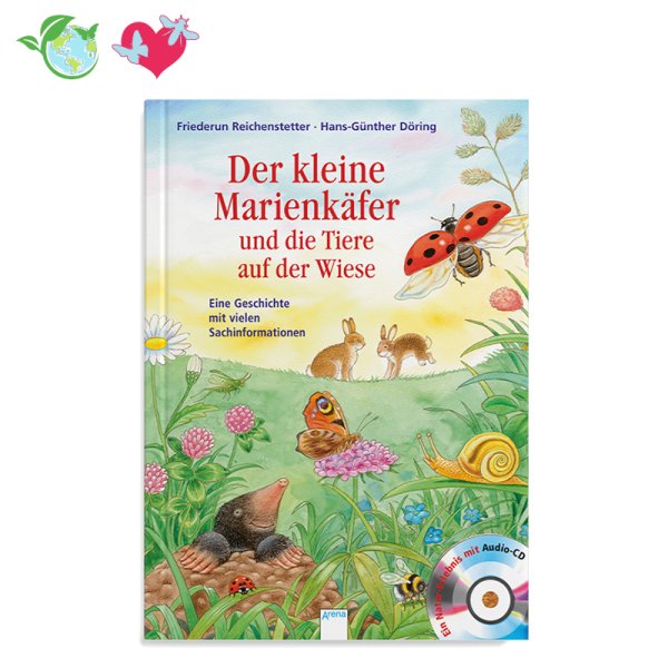 Book "Der kleine Marienkäfer und die Tiere auf der Wiese", 32 pages