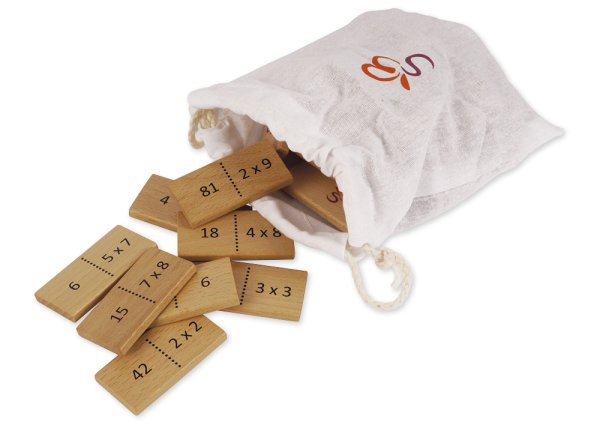Educational game "Mathemino multiplication", 37 pieces.