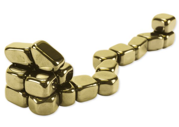 Magnetic Golden Nuggets, approx. 20 pcs.
