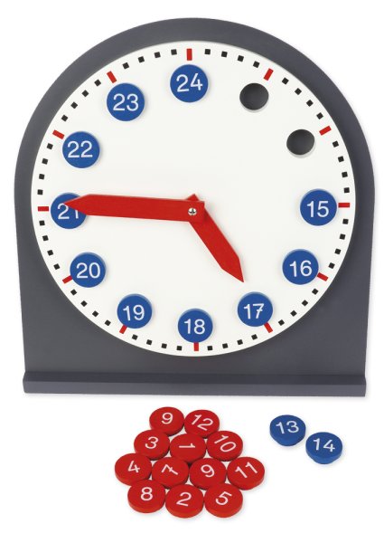 TimeTEX Clock with Movable Hands "Montessori Premium"