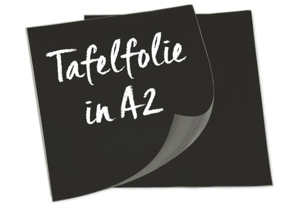 Board Film A2 self-adhesive, black, 2 pcs.