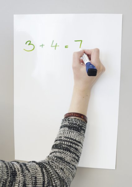 Whiteboard Film A3, self-adhesive + magnetic