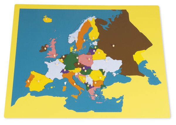 TimeTEX Puzzle Map of Europe "Montessori Premium"