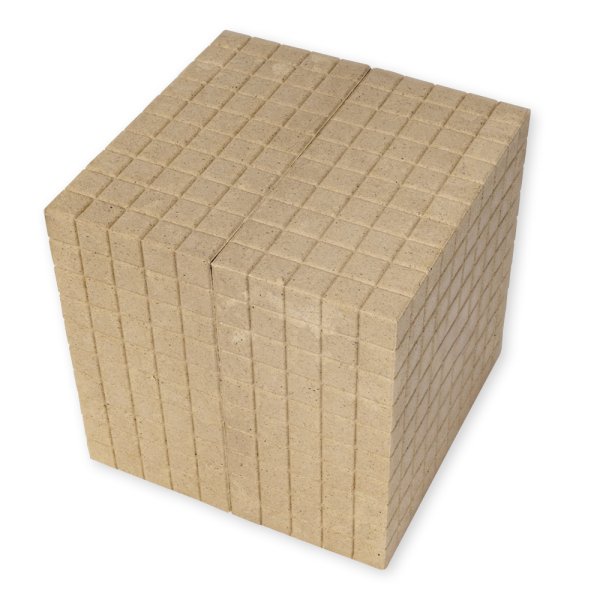 Dienes Decimals Thousands Cube, natural, 1 pc.