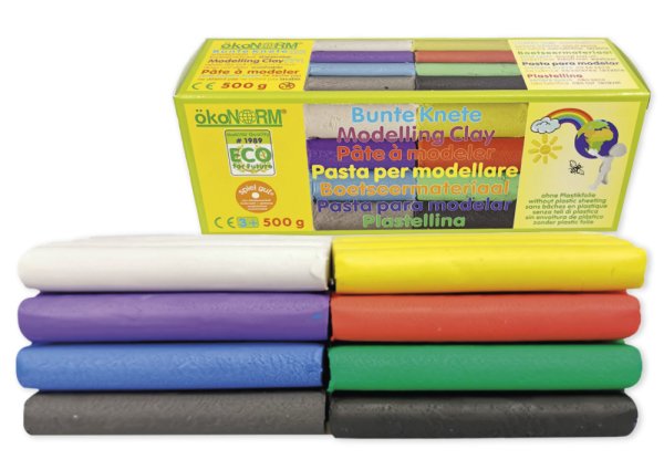 Bunte Knete, 500 g