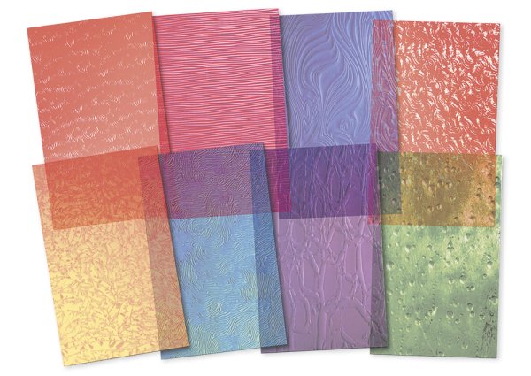Transparentpapier "Gefrorenes Glas", 13,5x21 cm, 24 Blatt