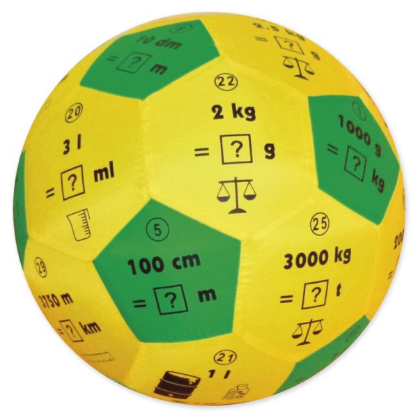 Learning Game Ball "Pello", Measurement Units