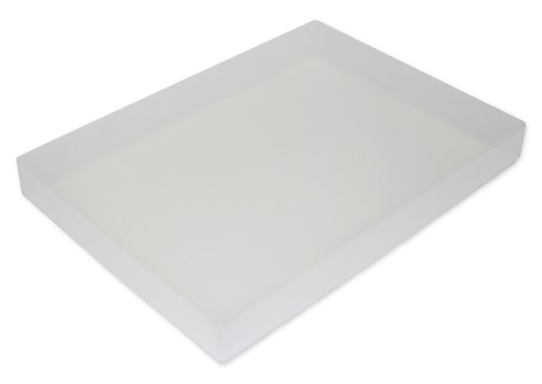 Plastic Box A4 Flat, transparent colourless
