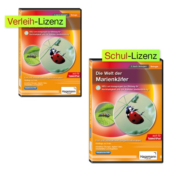 Didactic DVD "The World of Ladybirds", Tablet-Compatible