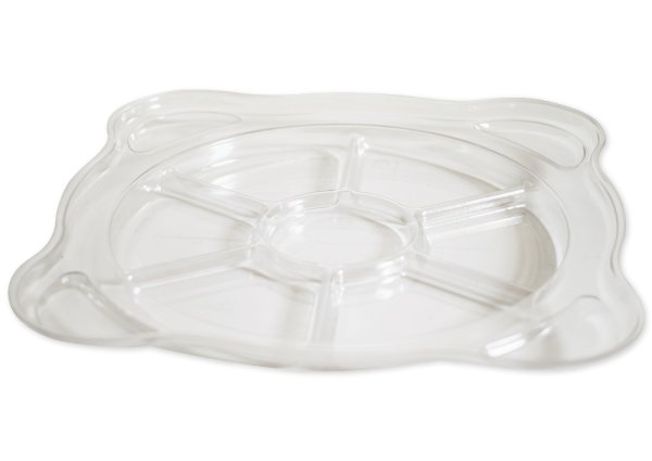 Transparent tray for lightbox, 7 sub-compartments