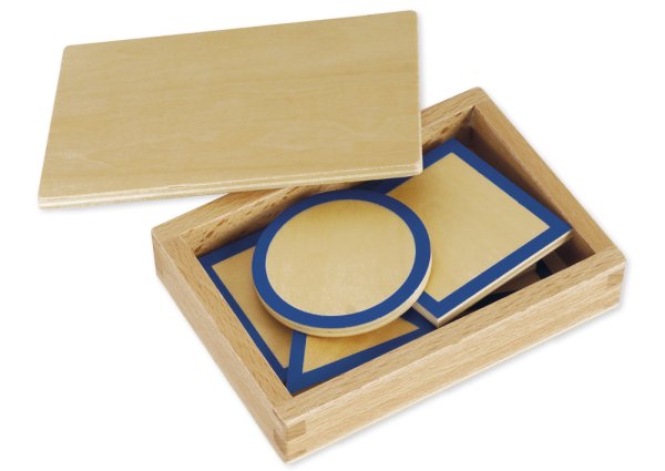 TimeTEX Geometric Plane Figures with Box "Montessori Premium"