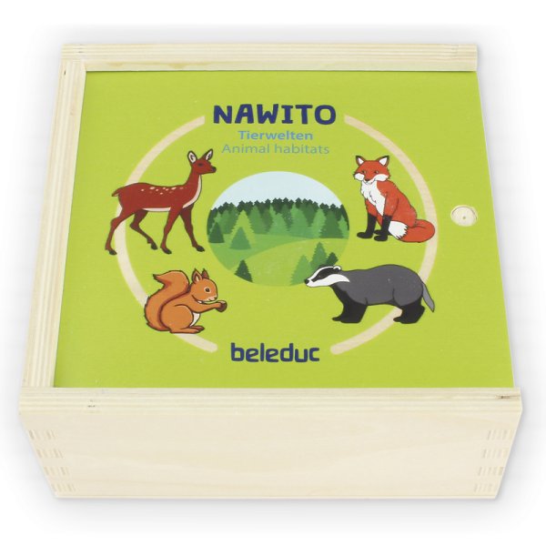 "Animal Worlds - Animal Habitats" Puzzle Set, 45 pcs.