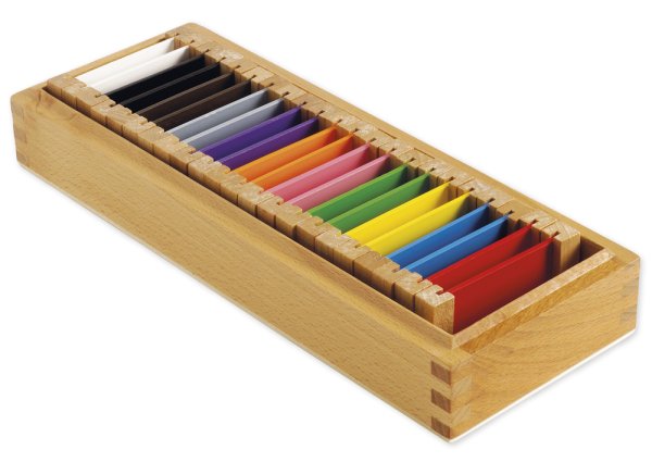 TimeTEX Colour Tablets Second Box, 11 pairs "Montessori Premium"
