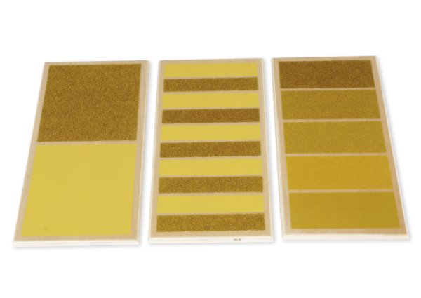 TimeTEX Rough and Smooth Boards, set of 3 "Montessori Premium"