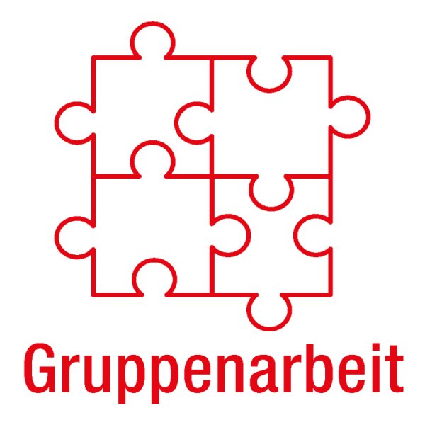 "Perpetuum" Silkscreen Stamp "Gruppenarbeit" ("Group Work")