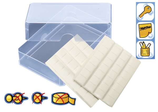 TimeTEX Plasticine Adhesive "Elastofix", approx. 56 pads