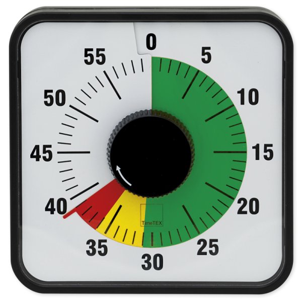 Magnetic "Automatic" Timer, 19x19 cm, with traffic light clock face