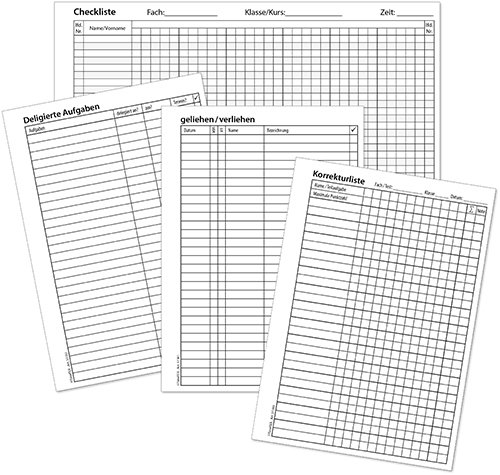 TimeTEX Download Forms for Ring Binder Planner A6