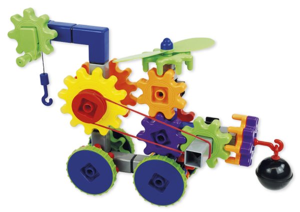 Cogwheel Game, different parts, 116 pcs.