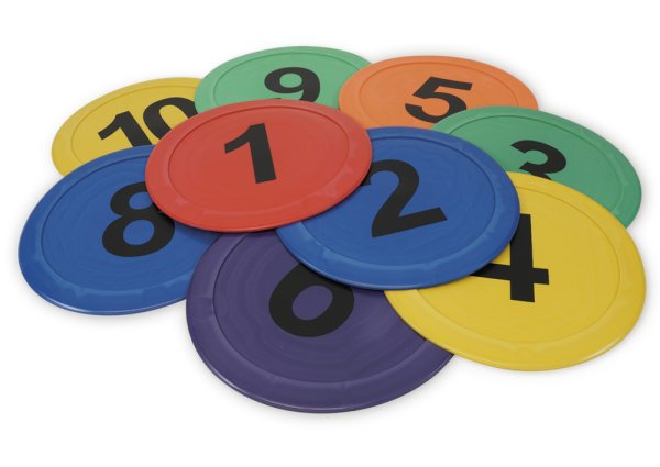 "Mobile Learning" Floor Numbers, 1-10, 10 pcs.
