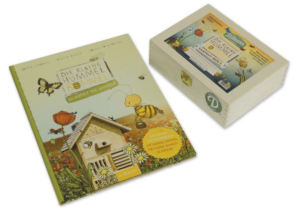 "The Little Buzzing Bumblebee", non-fiction picture book and seed box