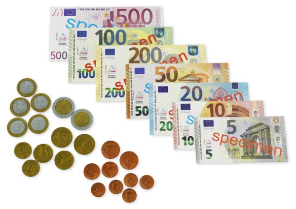 Set of Imitation Euro Coins, 44 pcs.