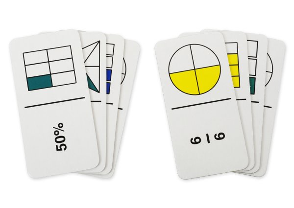 Fraction Dominoes, 36 pcs.