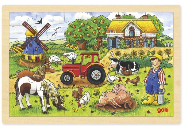 Slot-In Puzzle "Farmyard", 24 pcs.
