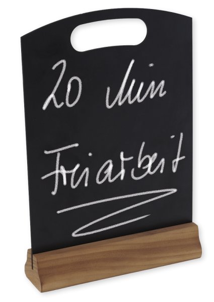 Table Board A4 with stand and handle opening