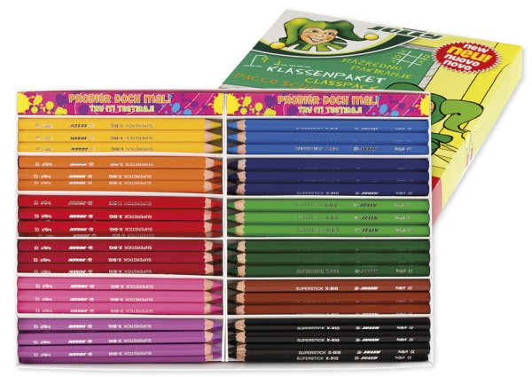 Gruppen-Set JOLLY X-BIG, Grundfarben, 72-tlg.