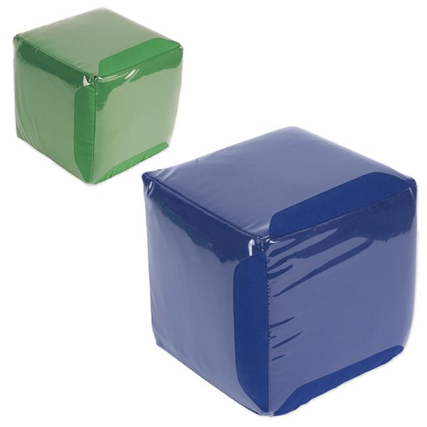 Blank cube with pockets, plain colour, 15 cm