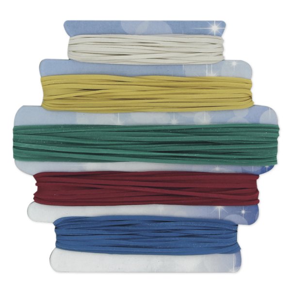 Rubber Bands, coloured, approx. 95 pcs.