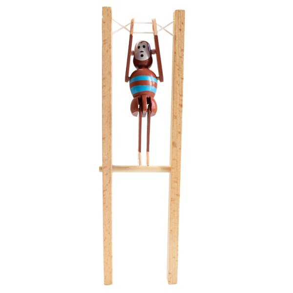Acrobatic monkey, 23 x 6.5 cm
