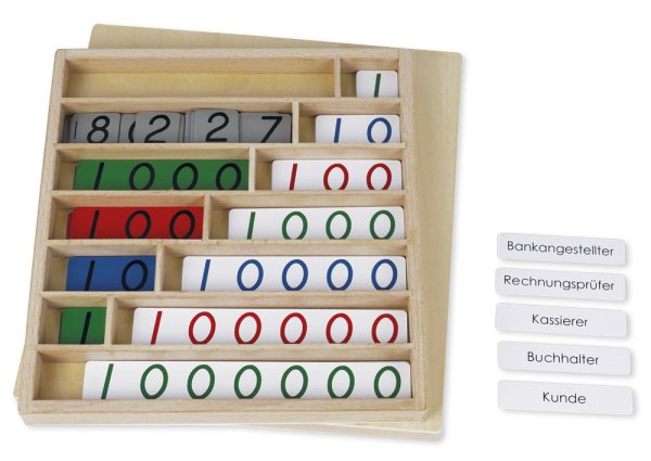 TimeTEX Bank Game "Montessori Premium"