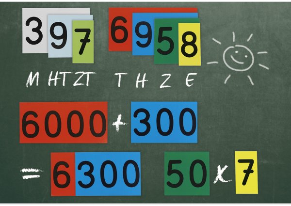 Demo Decimal Place Value Cards, magnetic, 70 pcs.