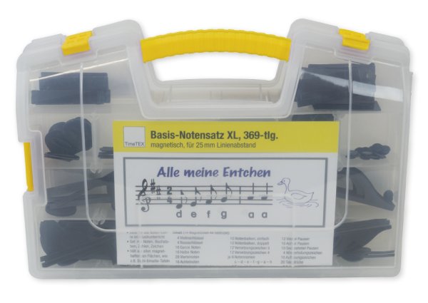 Timetex Basic Musical Note Set Xl, magnetic, 369 pcs. in a case