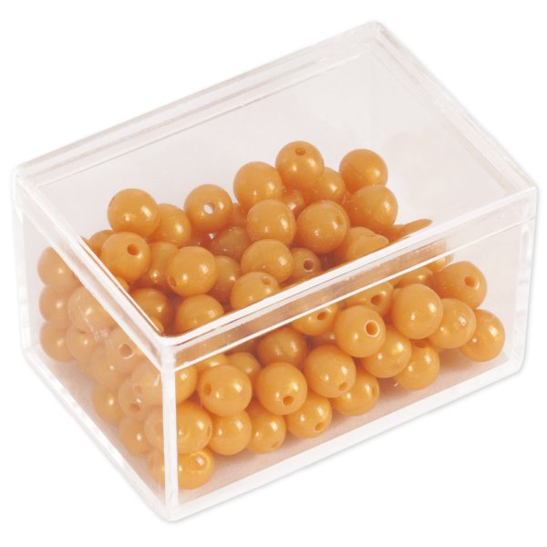 TimeTEX 100 Golden Bead Units, in plastic box "Montessori Premium"