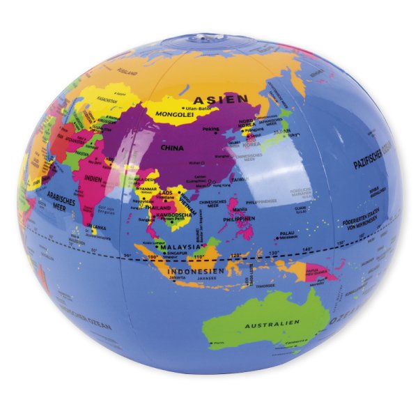 Globe Ball, German Labelling, approx. 30 cm ø