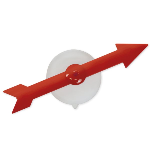 Spin-the-Arrow Pointer, with suction pad, 10 pcs., 10 cm