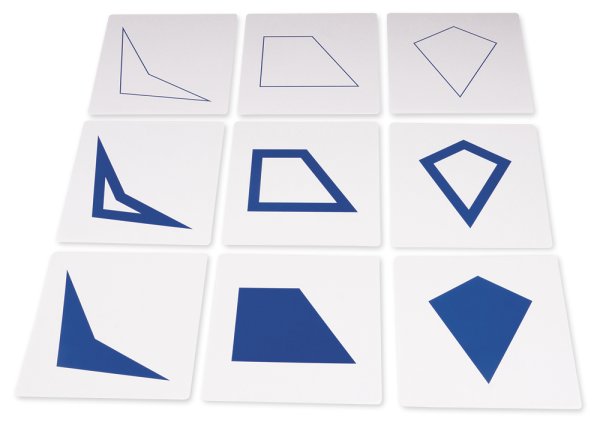 TimeTEX Geometric form Cards "Montessori Premium"