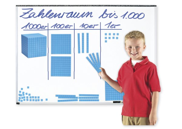 Dienes Demonstration Decimal Calculation Grid, magnetic, 131 pcs.