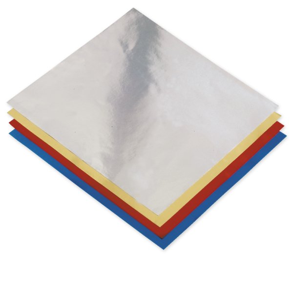 Alu-Faltblätter 15x15 cm, 50 Blatt