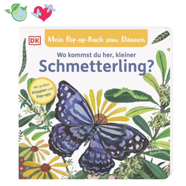 Book "Wo kommst du her, kleiner Schmetterling? Mein Pop-up-Buch zum Staunen", 12 pages