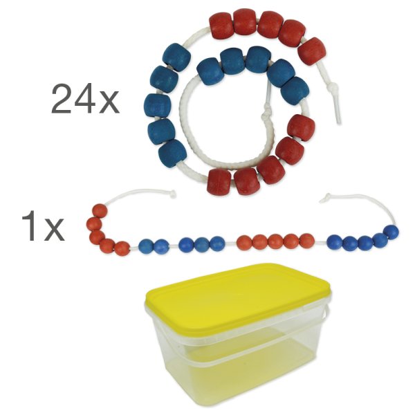 Class Set of Calculation Chains Xl blue/red, 25 pcs. in stacking box