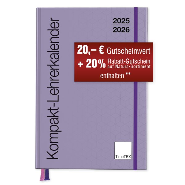TimeTEX Compact Teacher Calendar A5-Plus 2025/2026