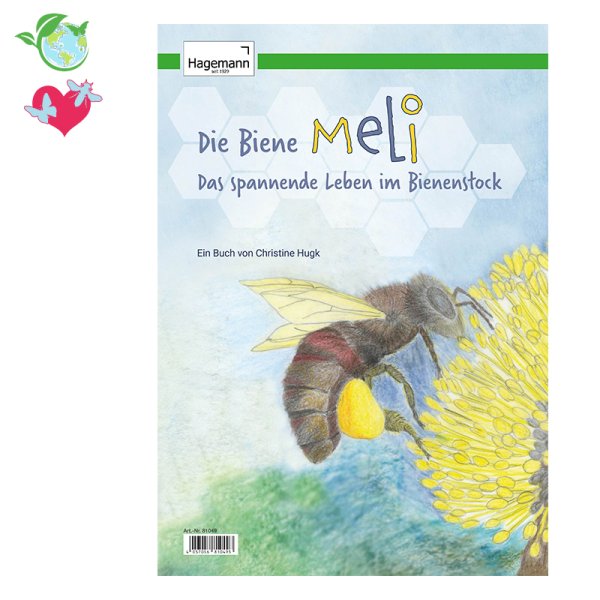 Educational Children's Book, "Die Biene Meli", 44 pages