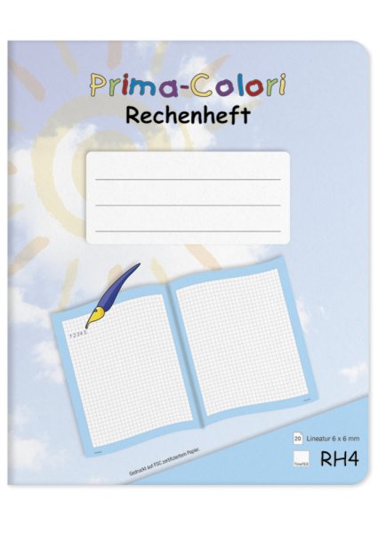 Prima Colori Arithmetic Jotter RH4