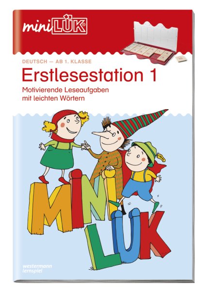 mini LÜK German 1./2. Class "Beginners´ Reading Station 1 Motivating Reading Exercises w. Easy Words