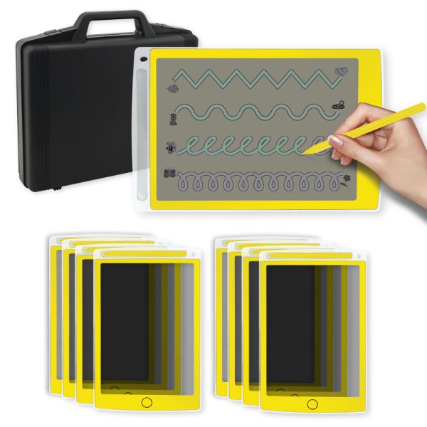 Class Set Digital Slate TD "A4-XS", 8 pcs., in case